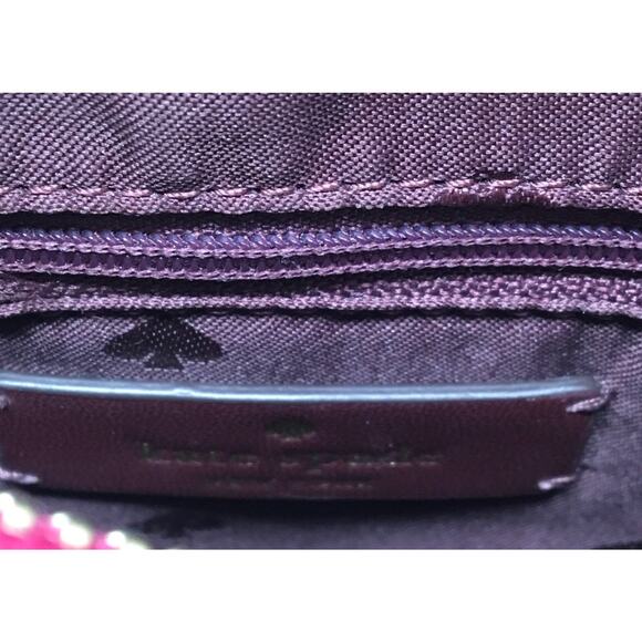 Kate Spade New York Harper Berry Leather Crossbody Purse Handbag WKR00062 - Picture 6 of 6